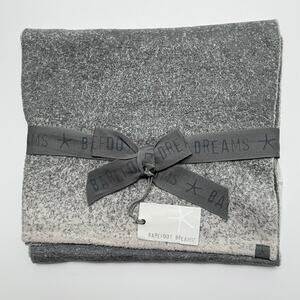 Barefoot Dreams Confetti Scarf Cozychic Lite Smokey Green Fog Gray NEW